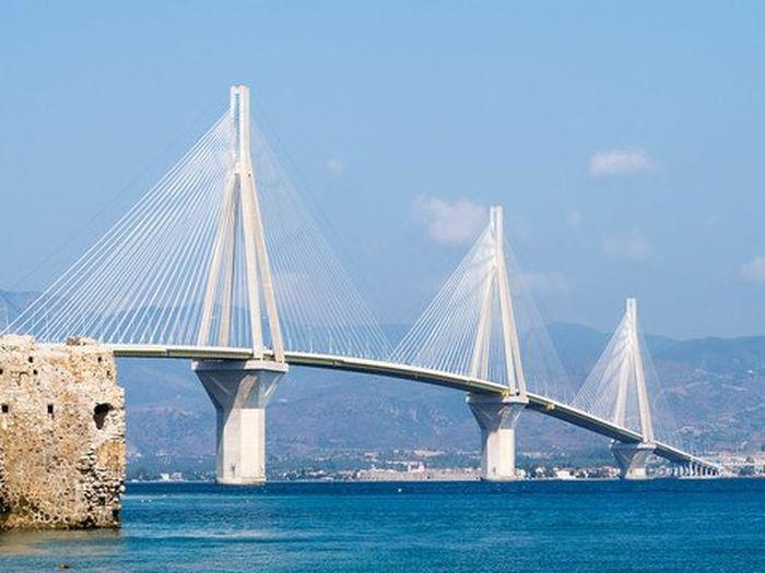 Rio Antirrio xgre Greece Bridge River 