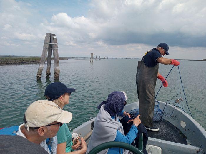 Catching the blue crab 